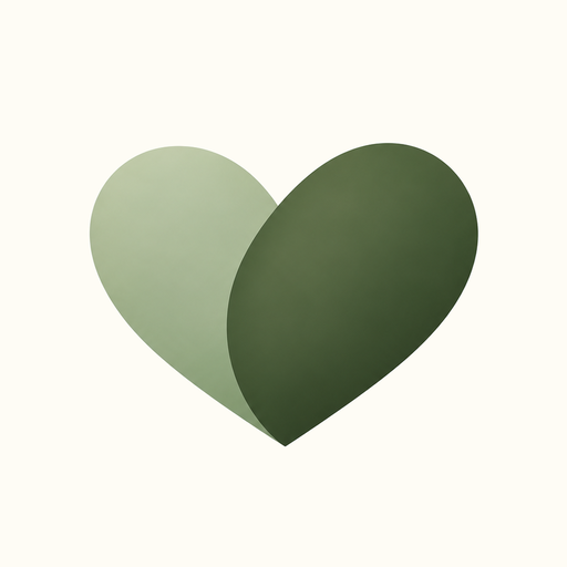 Nära App-Symbol: ein salbeigrünes Herz